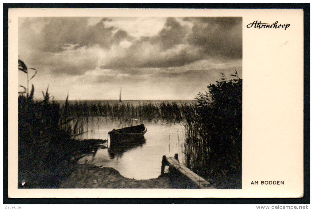 7560 - Alte Foto Ansichtskarte - Ahrenshoop Am Bodden - Landpost Landpoststempel über Ribnitz Damgarten 1957 - Fischland/Darss
