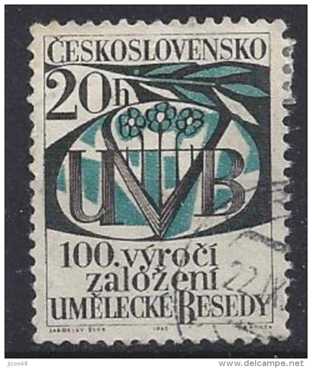 Czechoslovakia 1963  100 Jahre Der Kulturvereins In Prag  (o) Mi.1386 - Oblitérés