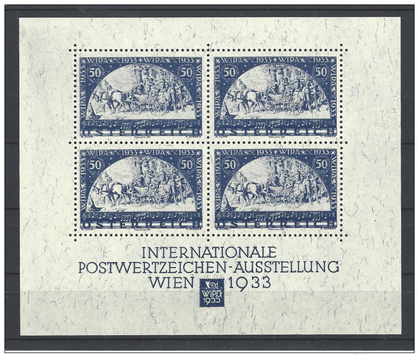 WIPA Faximile-Block - Unused Stamps