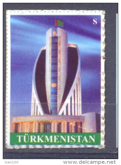 2008. Turkmenistan, Architecture, Mich. 261A, 1v Self-adhesive, Mint/** - Turkmenistan
