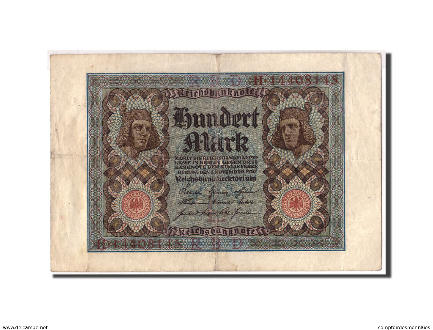 Billet, Allemagne, 100 Mark, 1920, 1920-11-01, KM:69b, TB+ - 100 Mark