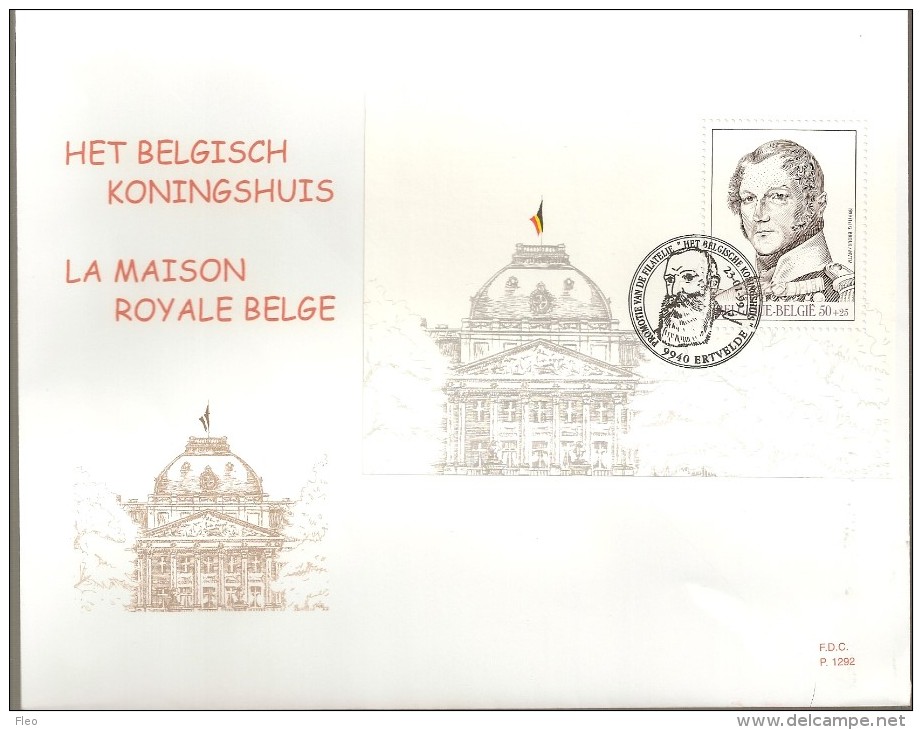 BELG.1999 BL78 (2795) FDC (Ertvelde) :" Belgisch Koningshuis /La Dynastie Belge " - 1991-2000