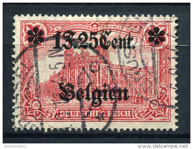 98717) DEUT.BESETZUNG Belgien # 23 IA Gestempelt Aus 1916, 100.- € - Occupation 1914-18