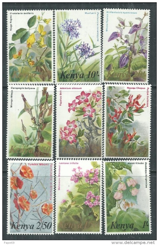 Kenya N° 241 / 55 XX  Flore : Fleurs : Série Courante, Les 15 Valeurs Sans Charnière, TB - Sonstige & Ohne Zuordnung