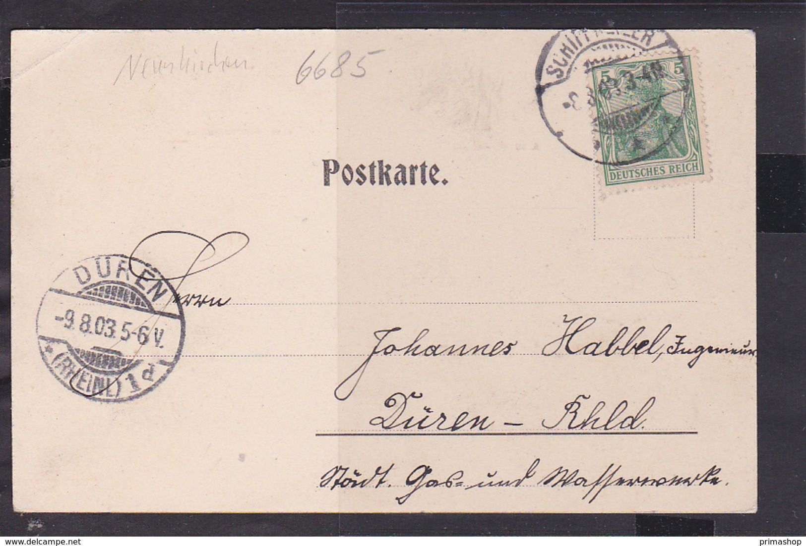 A6x /   Schiffweiler B. Neunkirchen Saar Saarland 1903 - Kreis Neunkirchen