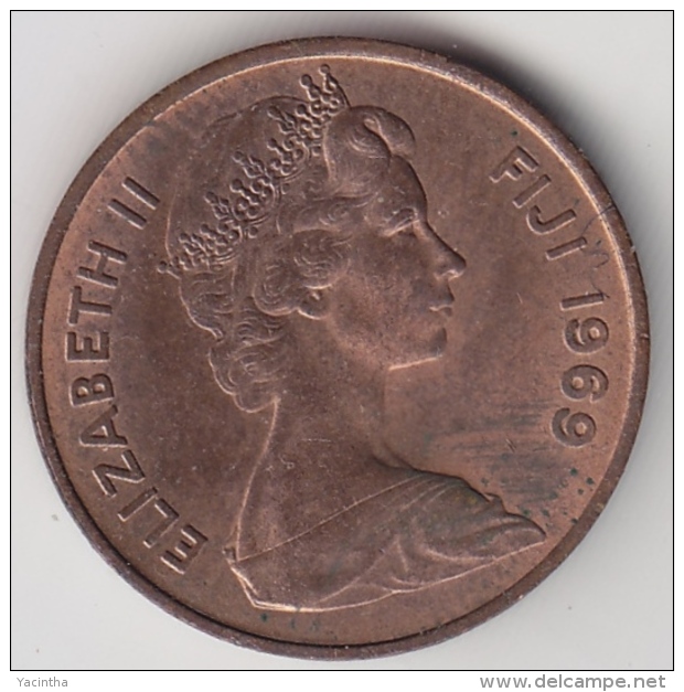 @Y@    Fiji    2 Cents  1969   BU Coin    (3383 ) - Fiji