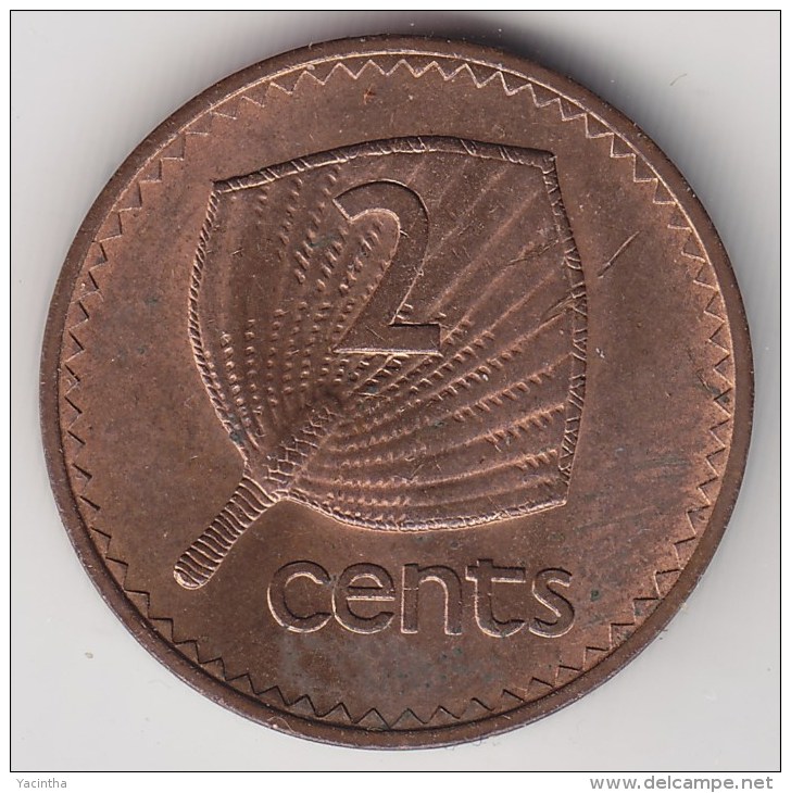 @Y@    Fiji    2 Cents  1969   BU Coin    (3383 ) - Fiji