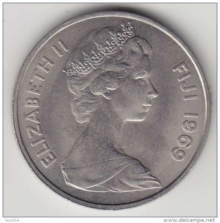 @Y@    Fiji    20 Cents  1969   BU Coin    (3384 ) - Fidschi