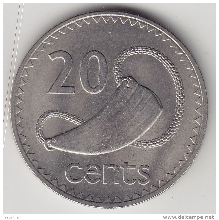 @Y@    Fiji    20 Cents  1969   BU Coin    (3384 ) - Fidschi