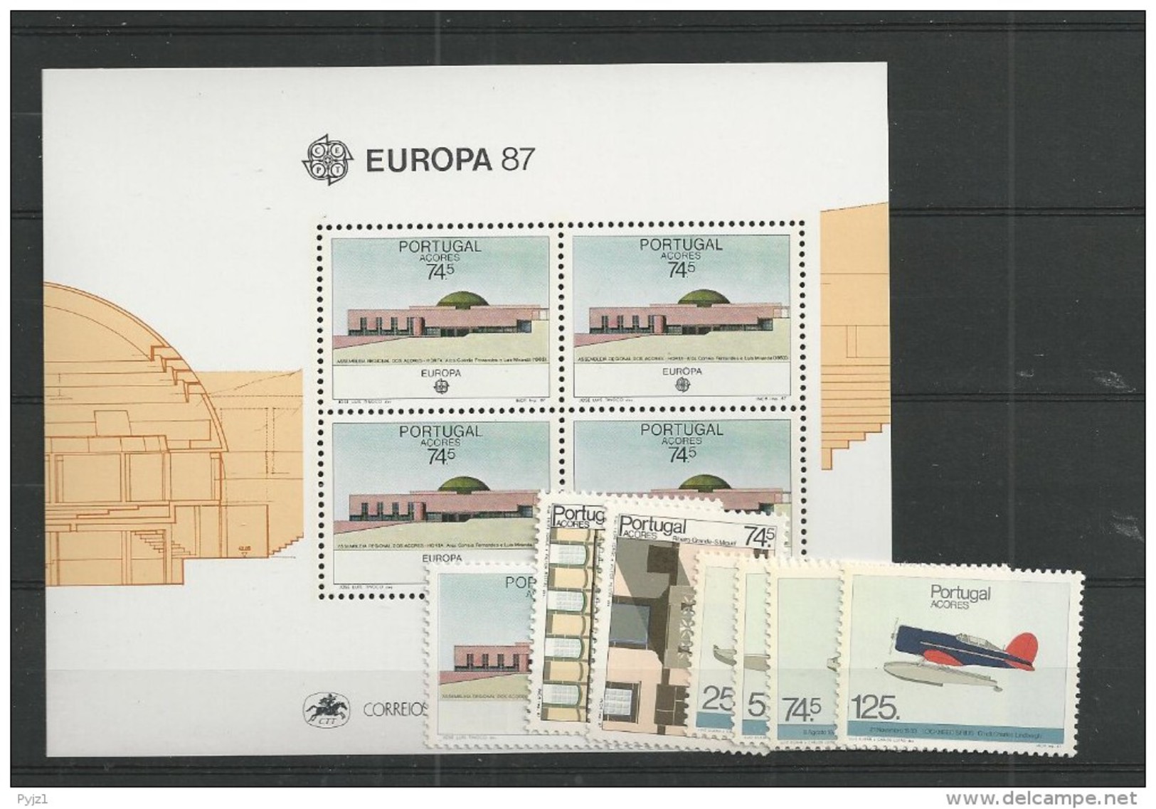 1987 MNH Azoren Jaargang,  Postfris** - Azores