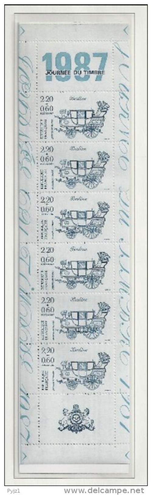 1987  MNH France Carnet/booklet, Postfris - Tag Der Briefmarke