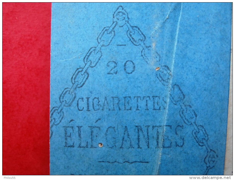 COLLECTION Paquet Vide De 20 Cigarettes ELEGANTES MARYLAND 60cts  Avant 1900 PANTIN - Sonstige & Ohne Zuordnung