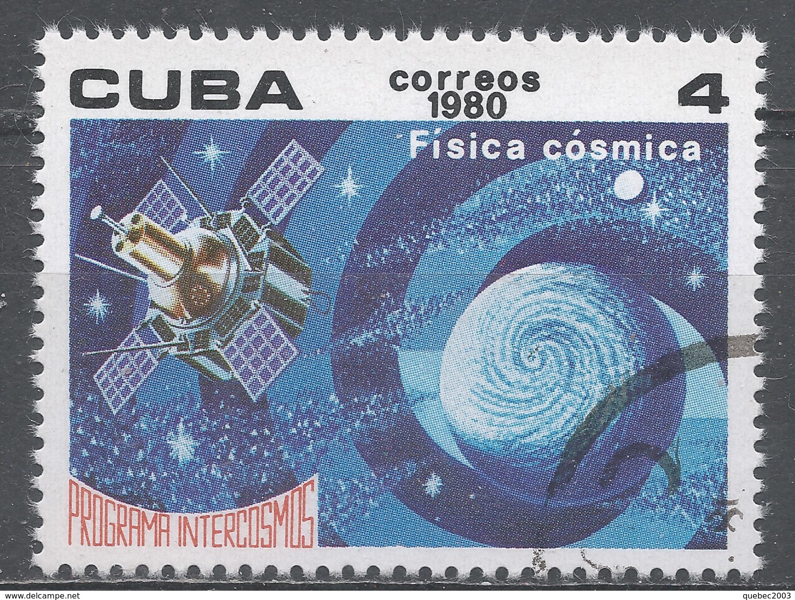 Cuba 1980. Scott #2322 (U) Intercosmos Program, Astrphysics - Oblitérés