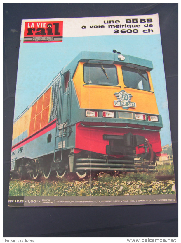 Vie Du Rail 1969 1221 CONGO OCEAN GABON ESBLY CRéCY En BRIE LA CHAPELLE NANTES MARKLIN FLEISHMANN - Desde 1950