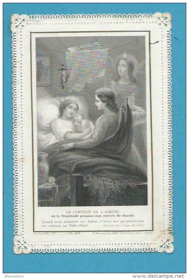 Image Pieuse Canivet Dentelle 12 X 8 Editeur LETAILLE Pl. 476 - Images Religieuses