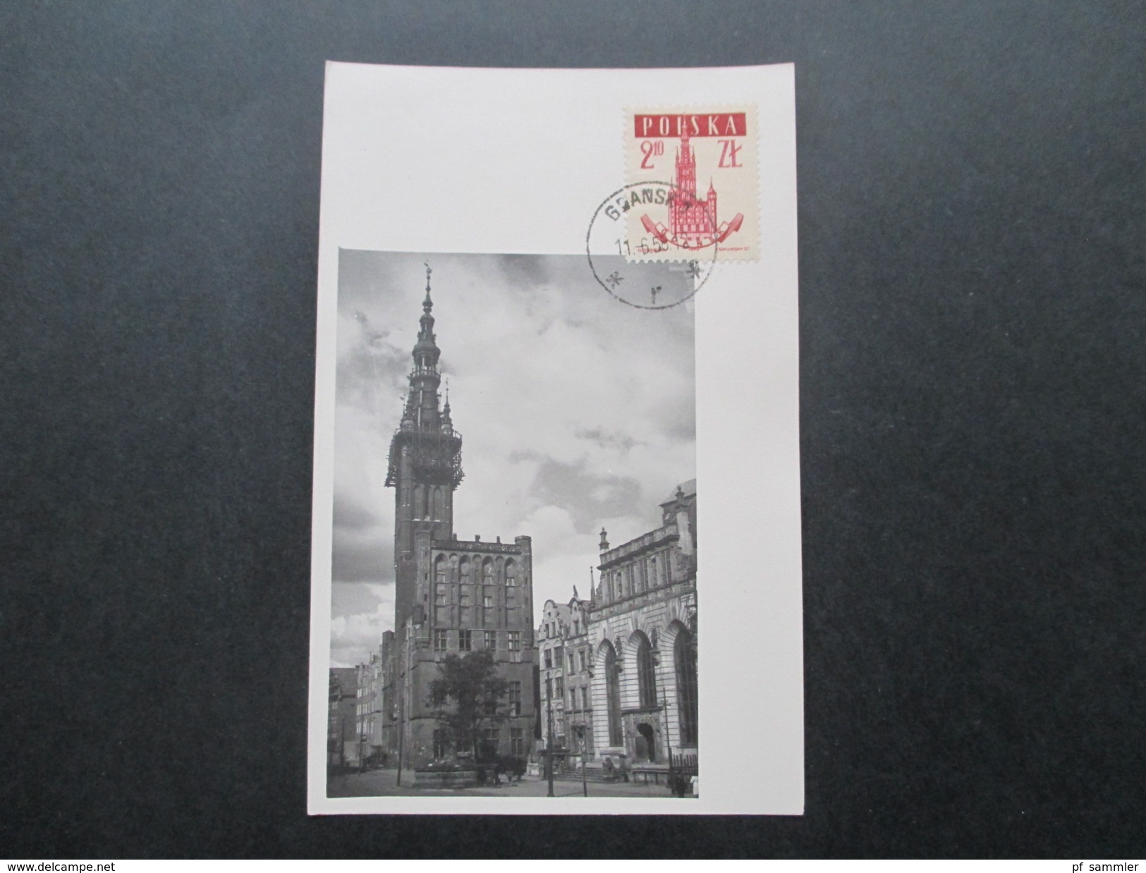 Polen 1956 / 58 Maximumkarten!! Ansichtskarten / Echtfoto. Gdansk Usw. 11 Karten!! Schöner Posten! - Briefe U. Dokumente