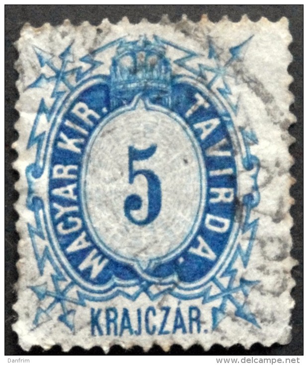 Hungary 1873  Telegraph    Minr.1  (o)  ( Lot  C 109  ) - Telegraph