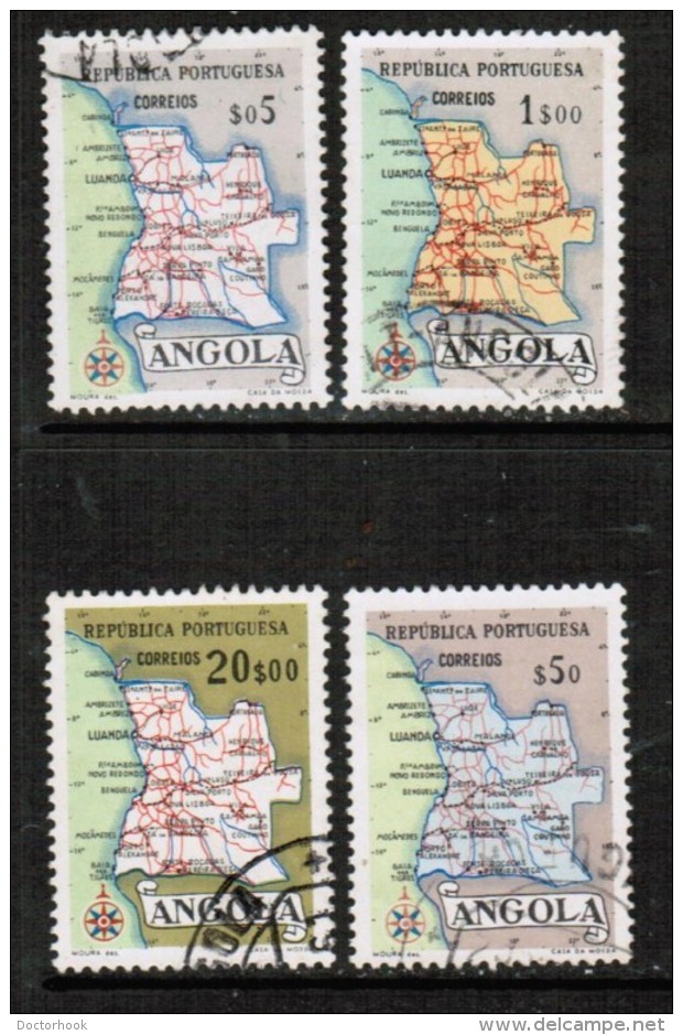 ANGOLA  Scott # 386-93 VF USED - Angola