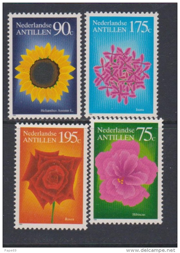 Antilles Néerlandaises N° 944 / 47  XX  Flore : Fleurs ,  Les 3 Valeurs  Sans Charnière, TB - Sonstige & Ohne Zuordnung