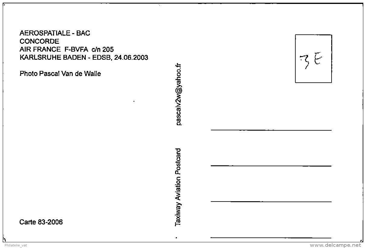 FRANCE – Lot de 10 CPA thème Concorde – A voir – n° 20469