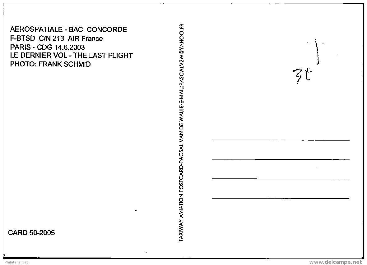 FRANCE – Lot De 10 CPA Thème Concorde – A Voir – N° 20470 - 1946-....: Moderne