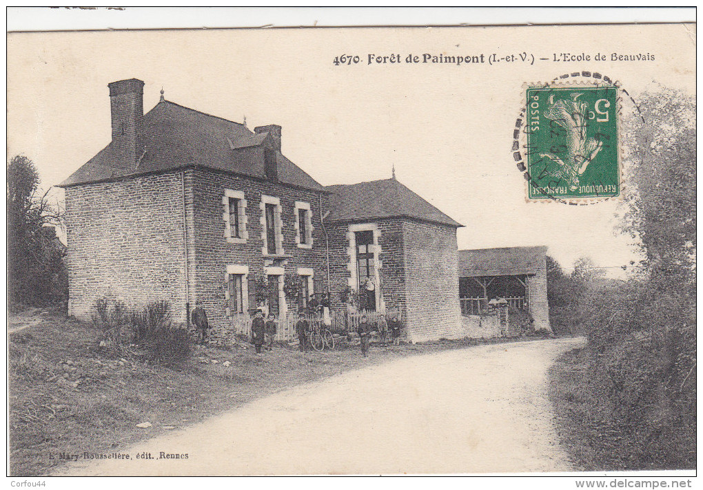 PAIMPONT (Fôret De....) :L'Ecole De Beauvais - Paimpont