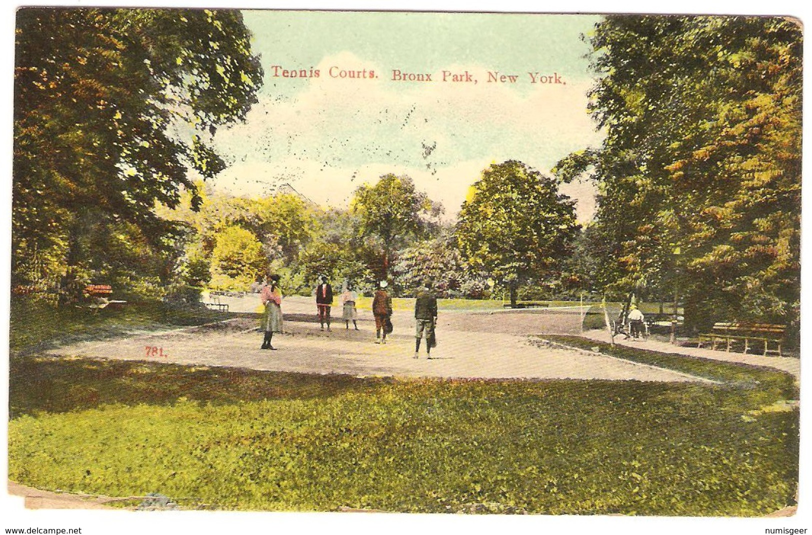 Tennis  Courts.  Bronx  Park,  New- York - Bronx