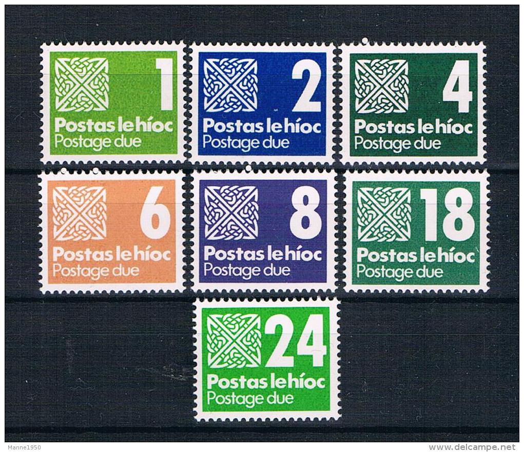 Irland 1980 Portomarken Mi.Nr. 25/31 Kpl. Satz ** - Portomarken