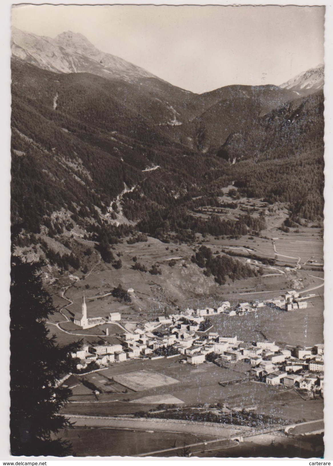 SUISSE,SWITZERLAND,SVIZZERA,HELVETIA,SWISS ,ZERNEZ,GRISON,INN,VUE AERIENNE - Zernez