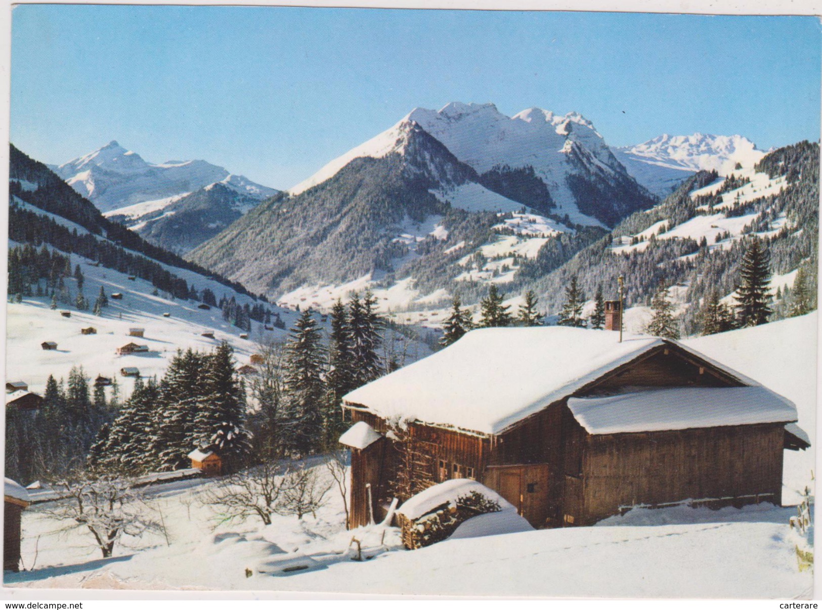 SUISSE,HELVETIA,SWISS,SWITZERLAND,SCHWEIZ,BERNE,BERN,GSTEIG,GSTAAD,CHATELET,SARINE,HAUT SIMMENTAL GESSENAY,PILLON,CHALET - Gessenay