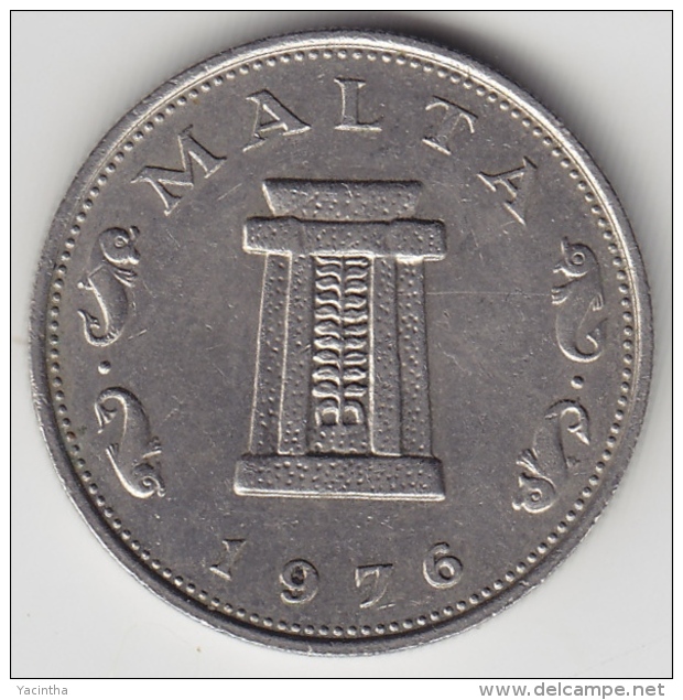 @Y@  Malta   5  Cents    1976     (3389) - Malta