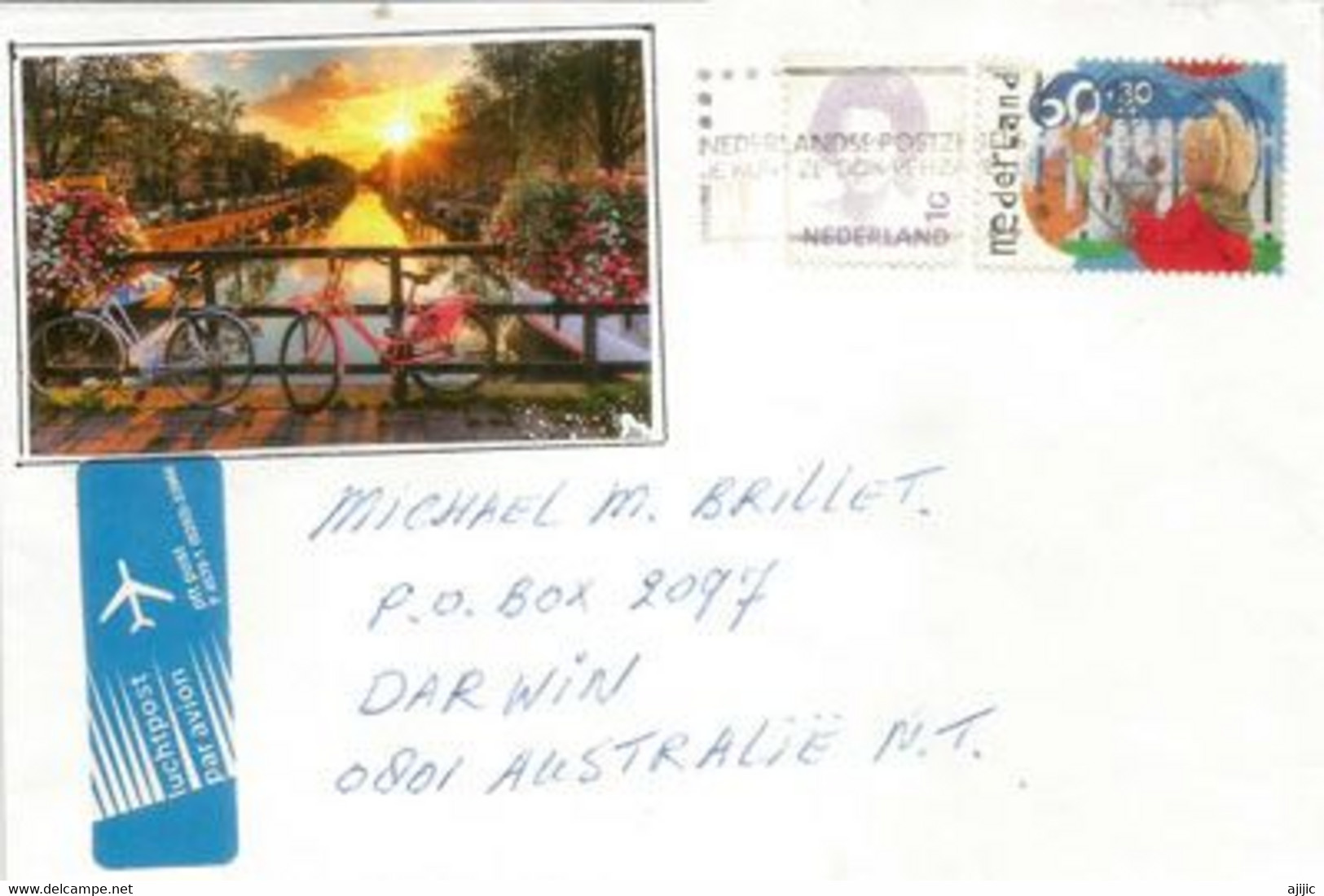 Belle Lettre De Pays-Bas (Timbre: Les Jeux De L'Enfant = Poupées) Adressée Andorre - Lettres & Documents