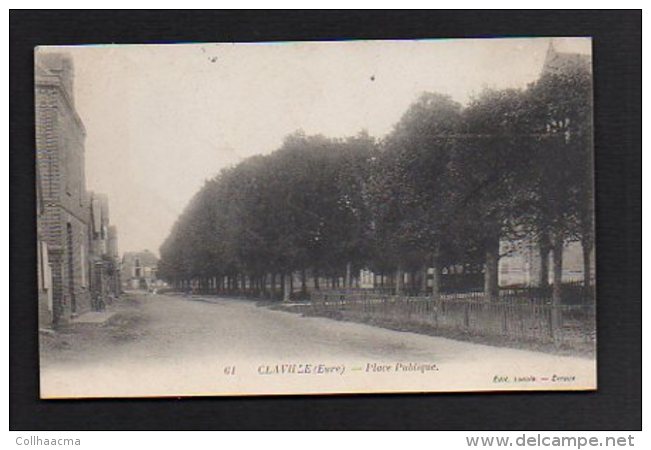 27 Claville / Place Publique - Autres & Non Classés