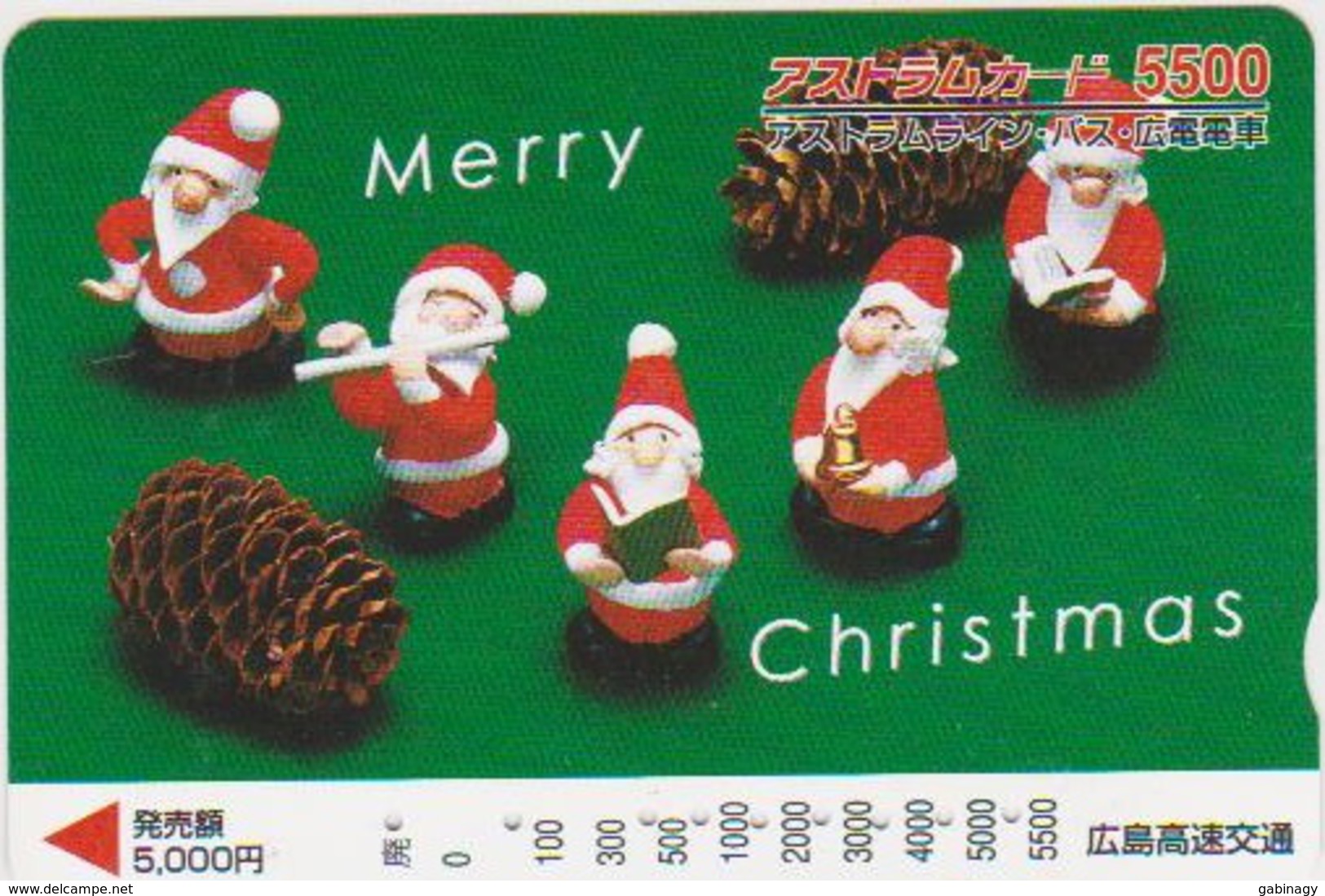 CHRISTMAS - JAPAN - H597 - TICKET - Noel