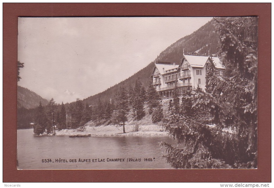 Valais / Wallis - CHAMPEX - Hôtel Des Alpes Et Le Lac - 1913 - Autres & Non Classés