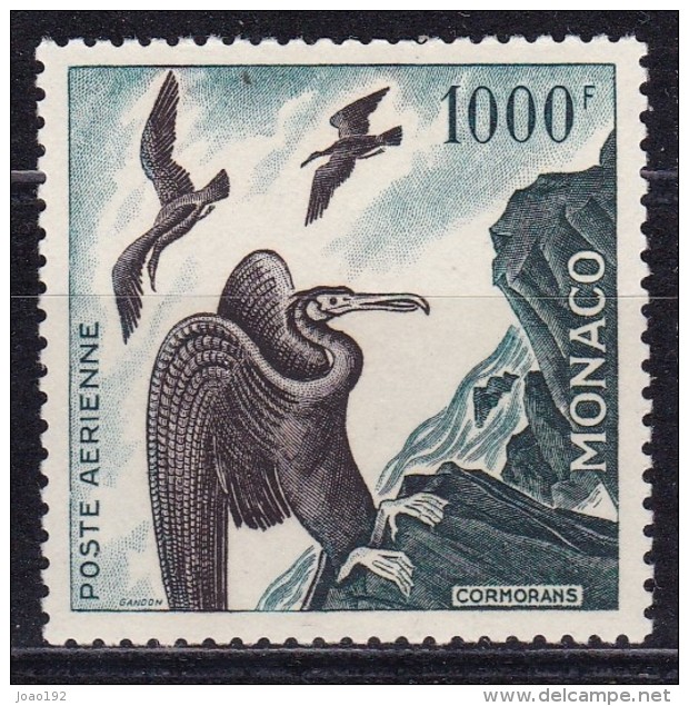 MONACO - YVERT Nº  A58 (oiseaux De Mer) * MLH - Airmail