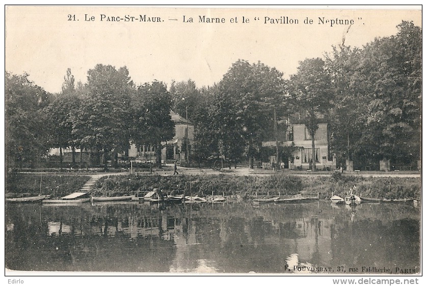 La Marne De Neptune - Parc De Saint Maure  TB - Saint Maur Des Fosses