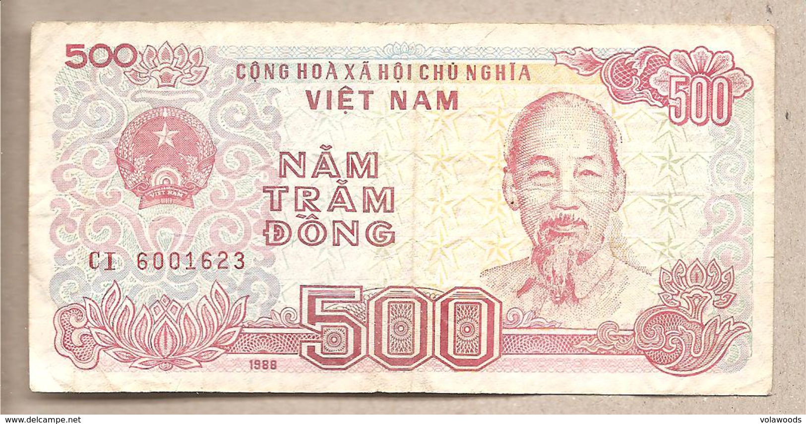 Vietnam - Banconota Circolata Da 500 Dong P-101b - 1988 #19 - Vietnam