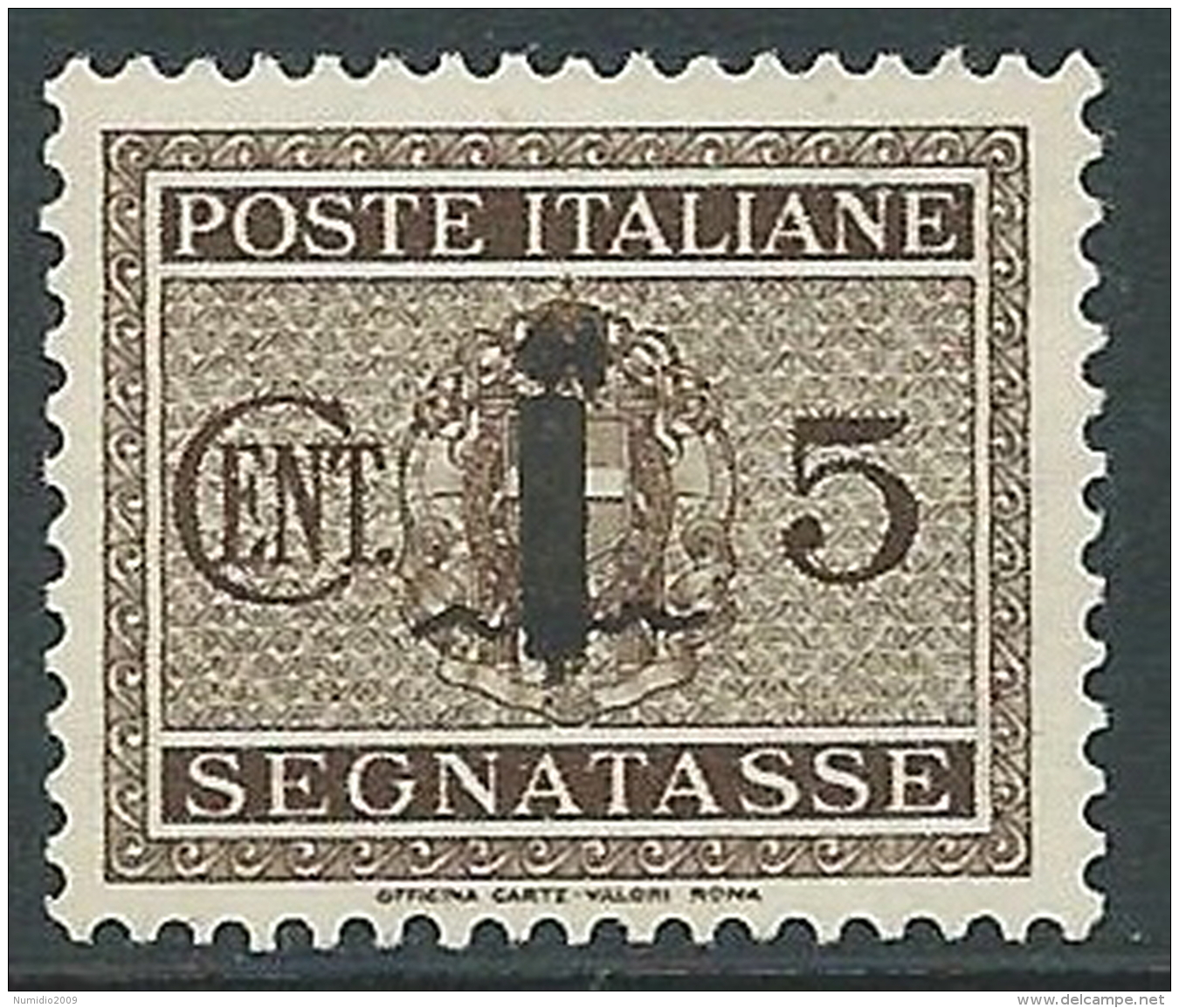 1944 RSI SEGNATASSE FASCETTO 5 CENT MNH ** - CZ37-6 - Taxe