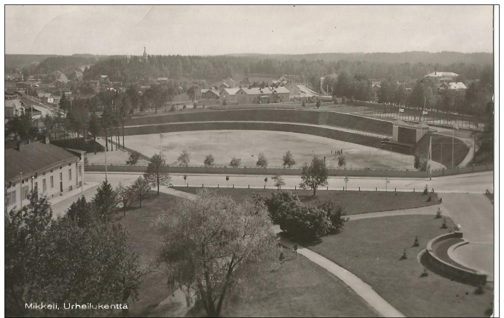 Cartolina Stadio MIKKELI (Finlandia) - Campo Sportivo - Stadium Postcard - Viaggiata - Fútbol