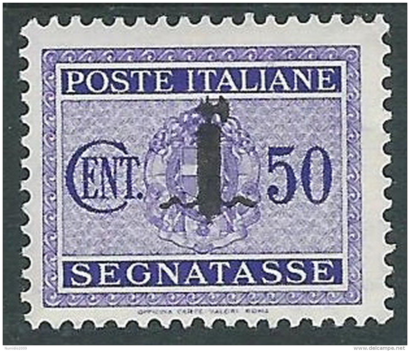 1944 RSI SEGNATASSE FASCETTO 50 CENT MH * - CZ37 - Postage Due