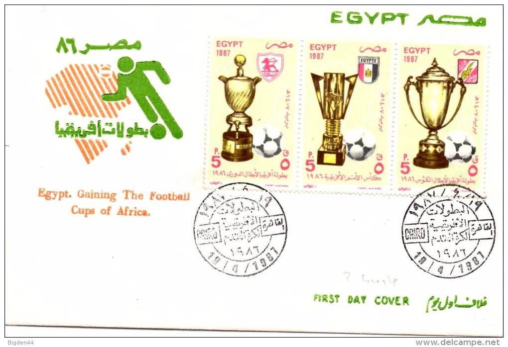 FDC_1987_Egypte_CAN - Africa Cup Of Nations