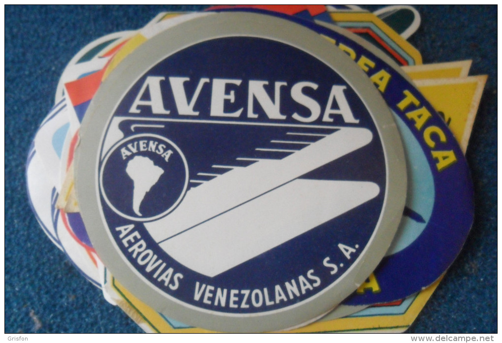 Avensa  Label Aerovias Venezolanas - Stickers