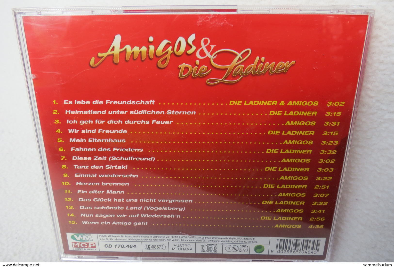 CD "Amigos & Die Ladiner" Es Lebe Die Freundschaft (Sonderedition) - Sonstige - Deutsche Musik