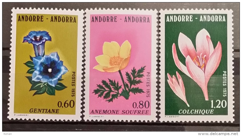 Andora Fr, 1975, Mi: 266/68 (MNH) - Sonstige & Ohne Zuordnung