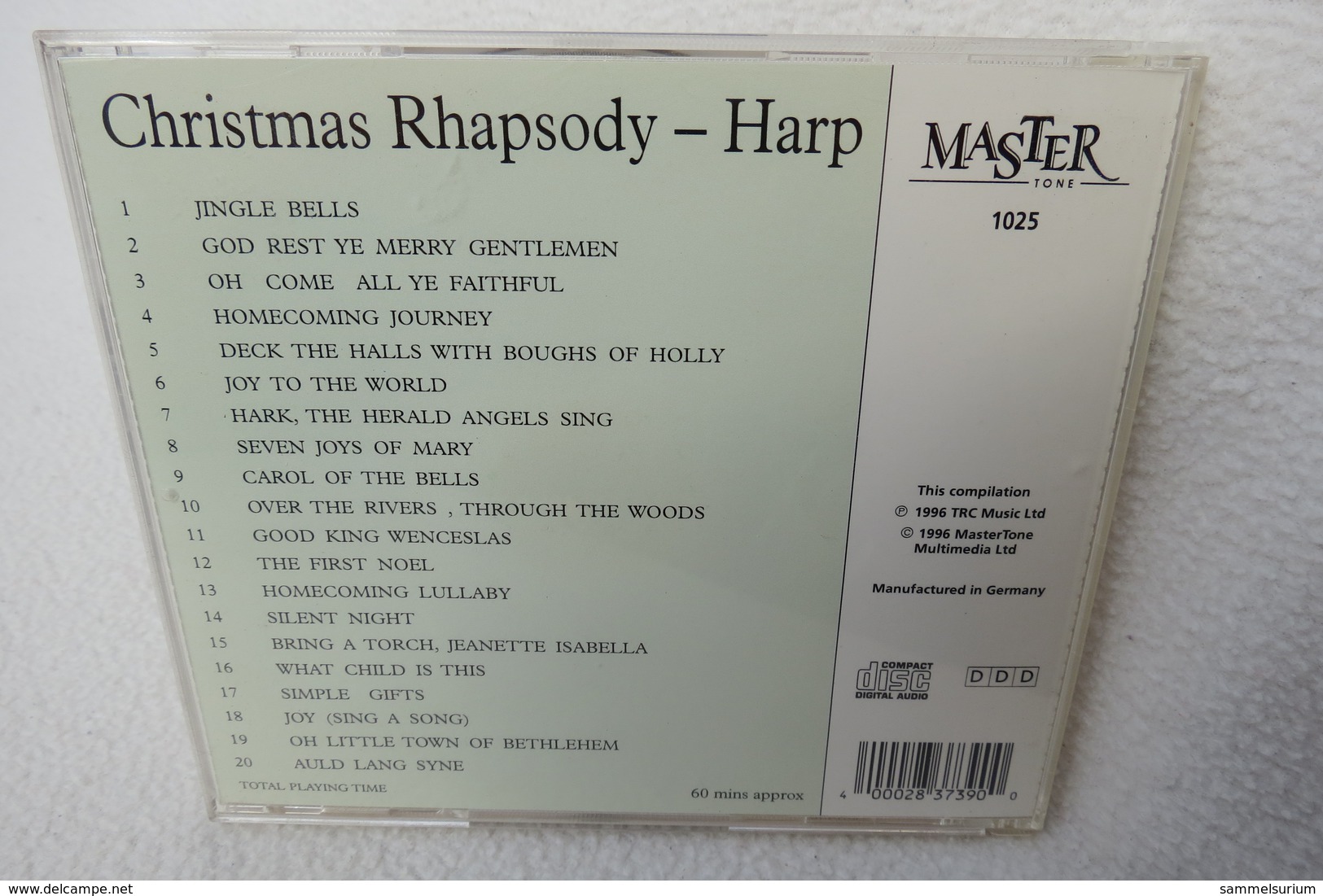 CD "Christmas Rhapsody" über 1 Stunde Instrumental Christmas Musik Mit Der Harfe - Chants De Noel