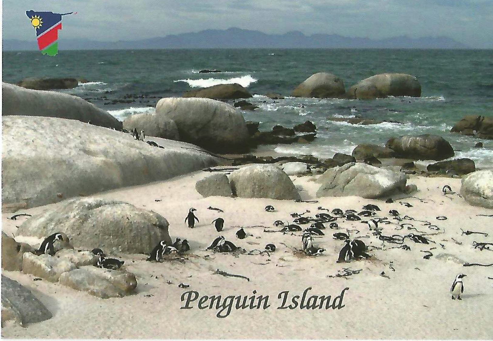 AK Namibia * Penguin Island * Neue Karte - Namibie