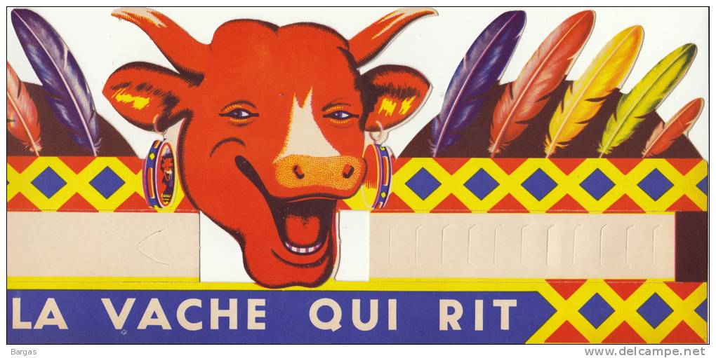 Ancien Chapeau Casquette Vache Qui Rit Par Benjamin Rabier 37x15cm - Publicités