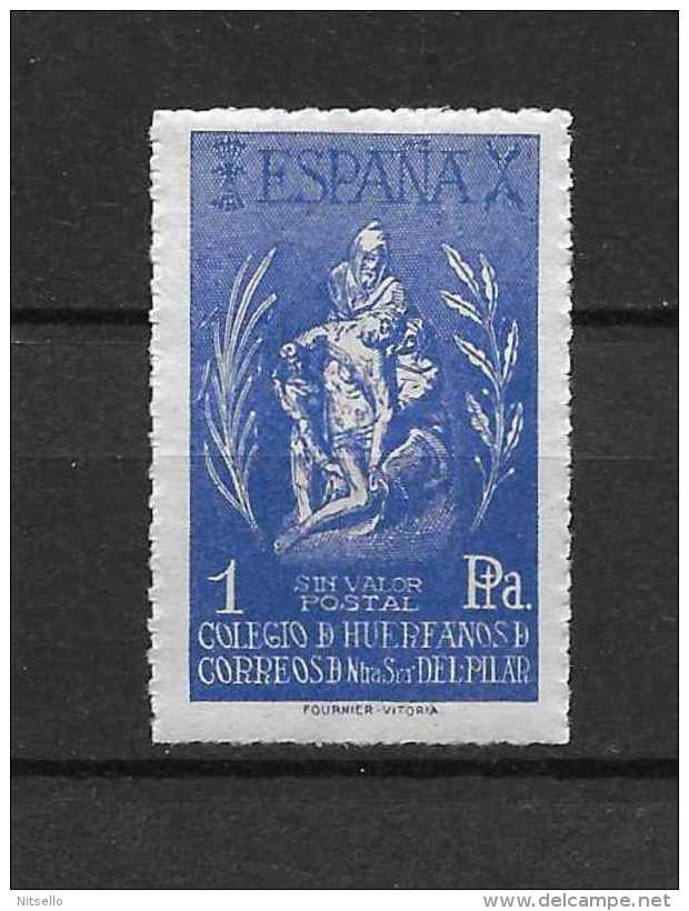 LOTE 1892 C  ///   ESPAÑA  1940 Beneficencia Huerfanos De Correos GALVEZ 86 ** MNH - Bienfaisance