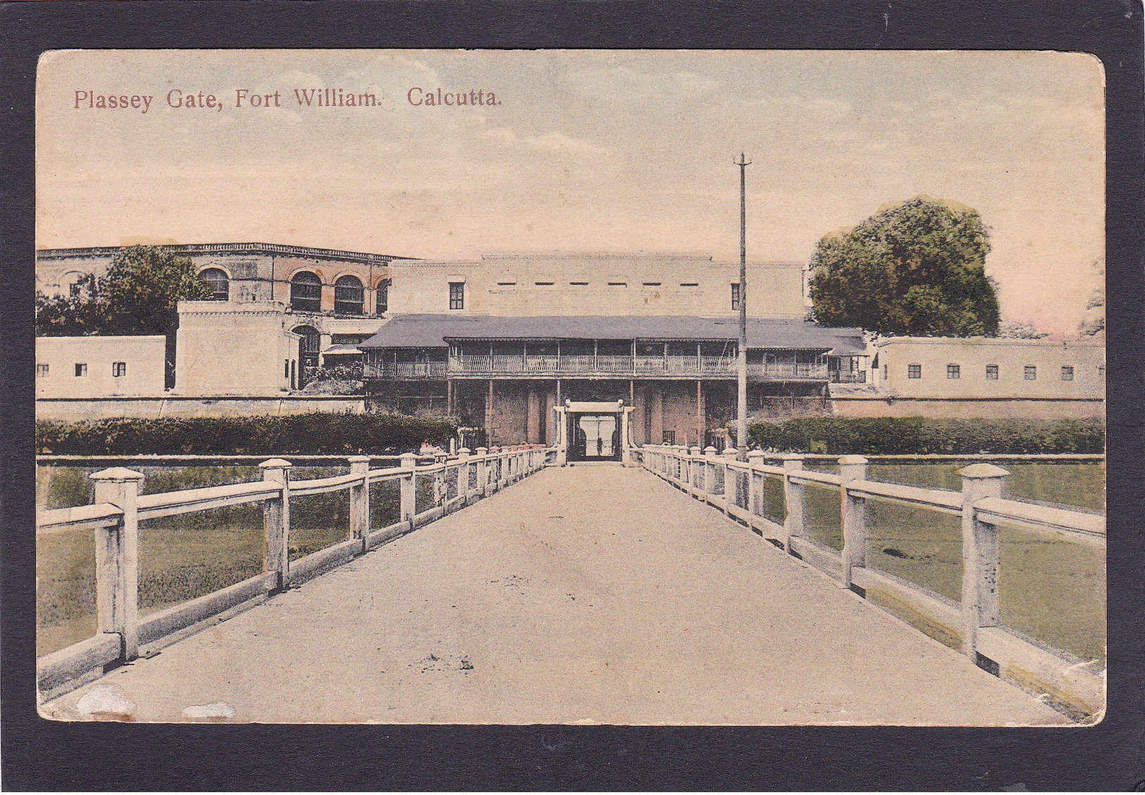 Old Post Card Of Plassey Gate,Fort William,Calcutta,Kolkata, West Bengal, India,,J12. - India